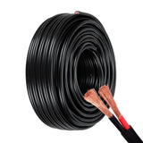 Giantz 8B&S 30M Twin Core Wire Electrical Cable Extension Car 450V 2 Sheath TWIN-CABLE-8BS-30