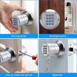 Digital Electronic Code Door Lock Keyless Entry Keypad Programmable Lock Knob V63-837851