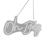 Oh Neon Sign Acrylic USB Powered Wall Decor Neon Light for Bar Wedding Holiday Party Birthday V1294-YM0706-3119230136411