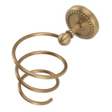 Hair Dryer Holder Antique Brass Hair Care Tools Holder Wall Mount Bronze Finished Spiral Hair Dryer V1294-YM0626-3112220089711