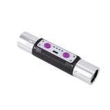 Violet Light Flashlight 3W Rechargeable 254nm 365nm 395nm Dual Head Torch Detector for Money V1294-YM0901-3119260003611