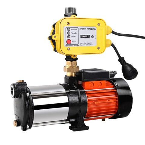 Giantz Garden Water Pump High Pressure 1800W Multi Stage Tank Rain Irrigation Yellow PUMP-ST5-1800W-YEL