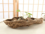 Pastoral Retro Landscape Flower Pot Resin Tree Stump Planter Artificial Driftwood Sculpture Rustic V1369-AZ3-W-08332