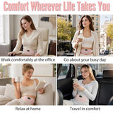 Portable Cordless Heating Massage Belt for Discomfort Relief, Ideal Gift for Her V1107-CS-EGWTPM3