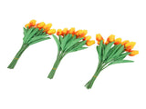30pcs Artificial Tulips Flowers Innovative Simulation Hand Crafted PU Fake Tulips for Home Wedding V1294-YM0706-3115230083611