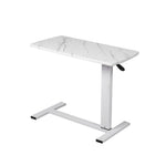 Levede Standing Desk Sofa Bed Side Table White No Slots DT2003-WH-NOS