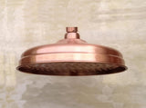 Copper Heads Antique Red - Round 8 Inch Rainfall Garden High Pressure with Adjustable Rain V1370-AZ4-04501