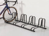 Weisshorn 4 Bike Floor Stand Rack Fits 20"-29" MTB Tires for Garage Storage BIKE-4-U-BK