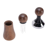 Needle Type Coffee Distributor Stainless Steel Walnut Wood Coffee Tamper for Coffee Machine Supplies V1294-YM0901-3118250058212