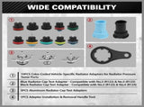 18PCS Radiator Pressure Tester Coolant Purge Refill Vacuum Cooling System Kit V465-86635