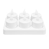 Candle Light Warm White Light LED Tea Light for Wedding Party Table Dining Room 100240VAU Plug V1294-YM0715-3115210268914