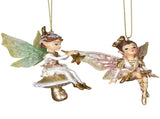 Christabelle 3 Fairy Christmas Ornaments Assorted Novelty Figures 10cm Xmas Tree Decorations Ha 112_SHD2009