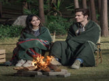 Wool Camping Blanket, Large Warm Stadium Blanket, Waterproof & Windproof, Flame Retardant, Great for V952-LYTCSYMHFPP5P7EO5V0