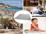 Double Sided Aluminium Foil Foam Camping Mat, Waterproof Insulated Ground Sheet for Tents, Beach, V1189-LC-AMZ-00059