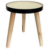 Round Rattan top 3 Legged Potplant Stand / Side Table 34cm V637-68100TBL