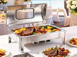 5-Star Chef 9L Chafing Dish Buffet Warmer Food Warmer Catering Server CD-9L-90P-SS