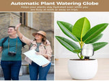 4PCS Plant Watering Globes, 11.8oz Self-watering Bulbs, Automatic Plant Waterer System, Clear V1192-AZ-W-18393