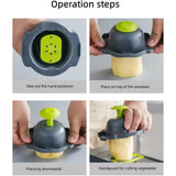 Vegetable Chopper, Pro Onion Chopper, Multifunctional 16 in 1 Food Chopper, Kitchen Vegetable Slicer V1366-AZ2-W-24294