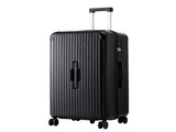 Wanderlite 28" Trunk Luggage Suitcase Travel 5 Wheels Type-C Port TSA Black LUG-ABS-TRUK-28-BK