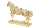 Golden Horse Decor Animal Art Horse Figurine and Statue Ornament for Home Office V1294-YM0717-3115220076911