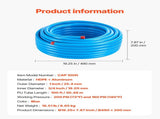 Air Compressor Line Kit, 100FT x 3/4", HDPE-Aluminum Compressed Air Piping System, Leak-Proof, V952-YSKQGDXT34INQP8IVV0