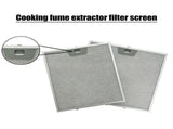 2PCS Aluminum Range Hood Filter Works With Different Ventilation Systems V1369-AZ3-W-14119