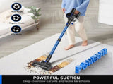 Cordless Vacuum Cleaner, 55Kpa/8 in 1 Powerful Suction Lightweight Vacuum Cleaner for Home, LED V1313-AU-A27D