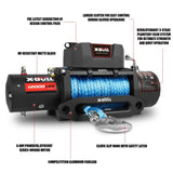 X-BULL Electric Winch 12V 12000LBS/5454kg 26M Synthetic Rope Wireless Remote 4WD 4X4 V211-AUEB-XBEW006