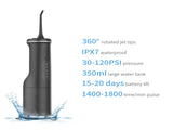 Black Home Electric Oral Irrigator - Portable Water Flosser for Teeth Cleaning V888-ELOSUNG28360