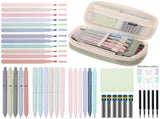 44 Piece School Supplies Set with Pencil Case Pastel Highlighters and Gel Pens Vegetable Print, 22 x V1237-ZY-818-302