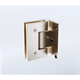 70cm Frameless Swing Bath Screen Nickel Hardware with Stainless steel hinge for Modern Bathrooms V63-852731