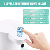 420ml Battery Powered Automatic Foam Soap Dispenser 4 Speed Adjustable Induction Type V1263-JX-7704