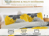 Delicate Quilted Coverlet and Pillowcases Set Soft Touch for a Restful Night - Queen size V745-MAC080162Q12U