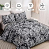 Artful Quilted Coverlet and Pillowcases Set: Beauty in Every Stitch - Queen size V745-MAC080436Q13U