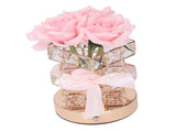 Rose Flower Lamp Rechargeable Touch Control Stepless Brightness Dimming 3 Color Temperature Cordless V1294-YM0901-3119240103011
