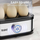 400W Compact 6-Egg Electric Cooker, Easy-Peel Design V1263-JX-4958