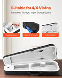 VEVOR Portable Nylon Fabric 4/4 Full Size Violin Case Anti-Scratch Carrying Bag V952-XTQHSJXNLPMXGS5SC001V0