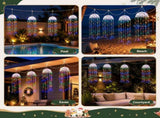 Jingle Jollys Christmas Lights Solar Jellyfish 4Pcs Garden Decorative Multi-Color XMAS-JLF-224LED-4PC-MC