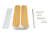 Plastic Wrap Dispenser Innovative Wooden Grain Adjustable Wall 3 In 1 Wrap Organizer with Cutter for V1294-YM0901-3118240160411