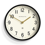 Newgate Master Edwards Wall Clock Black V398-NGLUGG371K