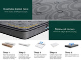 26cm Mattress Bed Giselle Single MATTRESS-B-CG26-S