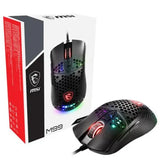 MSI Gaming Mouse_M99 Pro Boxl Sensor 3,200 DPI 12 RGB Modes 5 Customizable Buttons Comfortably V1202-V2-MIM-S12-0402130-V33