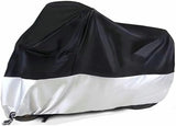 Motorcycle cover, Waterproof car cover with lock holes and storage bag, suitable for motorcycles up V1188-MS101-01011-1