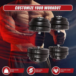 30KG Dumbbell Adjustable Weight Set V63-822441