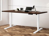 Levede Motorised Standing Desk Adjustable 140cm Walnut 1000x 1MM DH4948-140S-WHWA