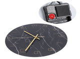 Wall Clock Nordic Decorative Marble Printing Mute Round Hanging Clock Home Decoration V1294-YM0901-3117200174511