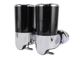 Wall Mount Soap Dispenser Double Cylinder 1000ml Manual Wall Mounted Bathroom Shower Pump Dispenser V1294-YM0901-3112250008512