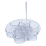 Water Bottle Organizer 360 Degree Rotatable Plastic Anti Slip Cup Storage Holder Rack for Water V1294-YM0901-3118250004011