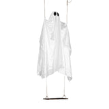 Hanging Swing Ghost Decor Adjustable Spooky Cute Swinging Ghosts Decoration with String Light for V1294-YM0901-3115250070311