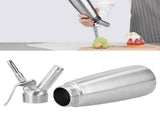304 Stainless Steel Cream Foamer Whipper Dispenser Coffee Dessert Cake DIY Bake Tools1000ML V1294-YM0901-3118200161312